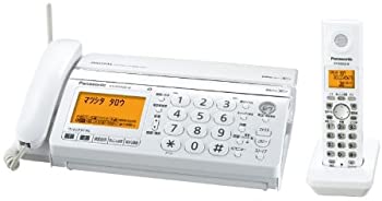 【中古】パナソニック おたっくす デジタルコードレスFAX 子機1台付き ホワイト KX-PW320DL-W 10,567円
