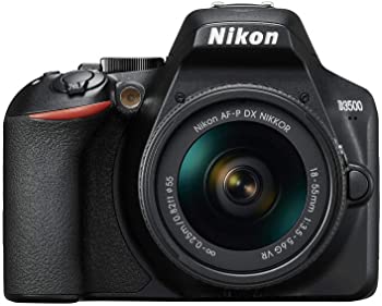 【中古】(人並み外れたに好いたらしい)Nikon デジタル一眼二眼レフ写真機 D3500 AF-P 18-55 VR 水晶体一揃いの道具 D3500LK