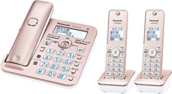 【中古】(人並み外れたに好いたらしい)パナソニック RU・RU・RU デジタルコードレス電話 子機2台付き添い人 1.9GHz DECT標準尺度遣りくち さくら色ゴールド VE-GZ51DW-N