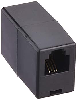 【中古】(非常に良い)ミヨシ MCO 電話機用 中継アダプタ 6極4芯 黒 DA-40/BK DA-40/BK