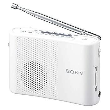 【中古】ソニー FM／AMハンディーポータブルラジオ 白いこと ICF-51／W