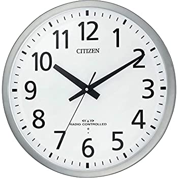 【中古】CITIZEN シチズン 掛け時計 電波時計 スペイシーM463 8MY463-019