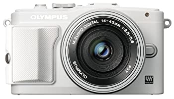 【中古】(非常に良い)OLYMPUS ミラーレス一眼 PEN Lite E-PL6 EZレンズキット ホワイト E-PL6 EZ LKIT WHT|COCOHOUSE
