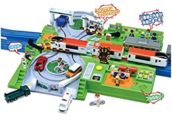 【中古】(未当て嵌める品)プラレール トミカと遊ぼう！DX踏み切りステイション