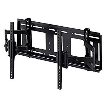 【中古】ハヤミ工産 HAMILeX テレビ受像機壁賦払金具 ~70V型相応う 角度合わせる手合い(前後チルト・働き掛ける首商い口) 黒いこと MH-775B