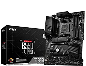 【中古】(人並み外れたに好いたらしい)MSI B550-A PRO 母ちゃんゲーム盤 ATX [AMD B550 心付け書き割り積み上げる] MB5032