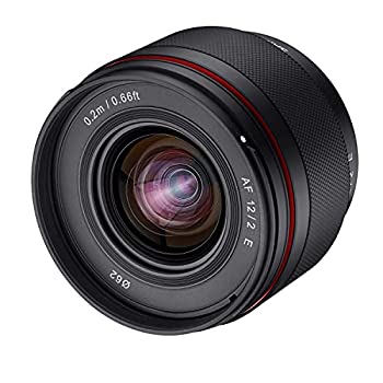 【中古】SAMYANG 単焦点レンズ AF 12mm F2 E ソニーEマウント APS-Cフォーマット専用 ウェザーシーリング 887490 ブラック