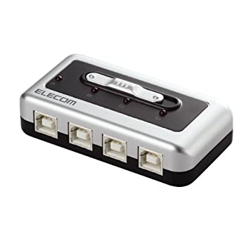【中古】エレコム USB切替器 手動 2.0対応 4台 U2SW-T4 6,349円