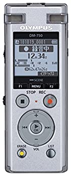 【中古】OLYMPUS 集積回路リコーダー VoiceTrek DM-750 DM-750 SLV 内蔵記憶装置4GB MicroSD(議事録、話し合い吹き込み、校正刷り吹き込み、