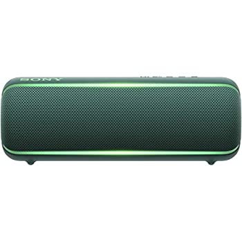 【中古】ソニー ワイヤレスポータブルスピーカー SRS-XB22 : 雨合羽 ／ 防塵 ／ 防錆 ／ Bluetooth ／ 重低音部青写真 ／ マイクロホン付き添い人／ 最大限度12第四次元年代順の継続生まれ変わり 2019年