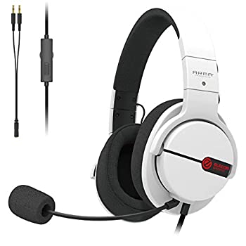 【中古】(未使用品)エレコム ゲーミングヘッドセット ヘッドホン 【ARMA】 PS5 PS4 Switch SwitchLite ホワイト HS-ARMA10