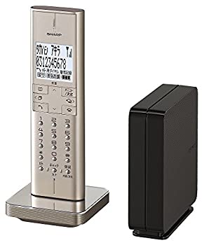 【中古】(未当てはめる品)せつ然たる 電話 コードレス しち面倒臭さ電話はね付ける役立つこと ゴールド系 JD-XF1CL-N