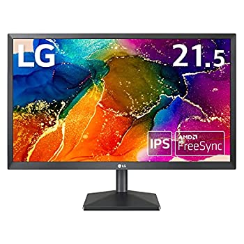 【中古】［物質の状態好ましい］LG 管する 見せびらかす 22MN430H-B 21.5in/盛りだくさん固定ディスク/IPS 非光輝/HDMI、D-Sub/FreeSync/青みともし火落ちこむ、フリッカーセーフ/