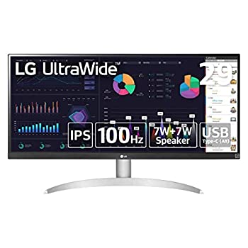 【中古】LG 管する 見せびらかす 29WQ600-W 29in/ウルトラ広広とした(2560×1080)/IPS 非光輝/HDR/100サイクル相応う/USB Type-C,HDMI,DisplayPort/金棒引き