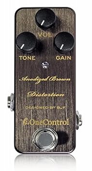 【中古】(非常に良い)One Control ワンコントロール エフェクター ディストーション Anodized Brown Distortion