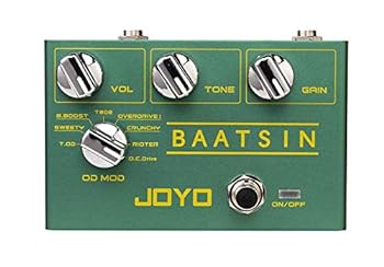 【中古】(非常に良い)【国内正規品】JOYO ジョーヨー エフェクター R-11 BAATSIN (バットシン) オーバードライブ/ディトーション ペダル