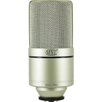 【中古】(非常に良い)MXL 990　コンデンサー・マイクロフォン(ショックマウント付属）