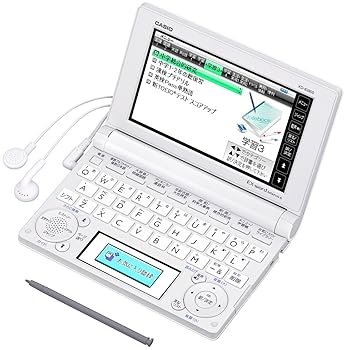 【中古】(未当て嵌める品)CASIO Ex-word 陰電子字引き 中学生学びとるひな形 白いこと 110コンテンツ・1000読みもの細工物・古典派音楽1000音楽フレーズ寄せあつめる ツイン色つや液晶 EX-VOICE役立つこと