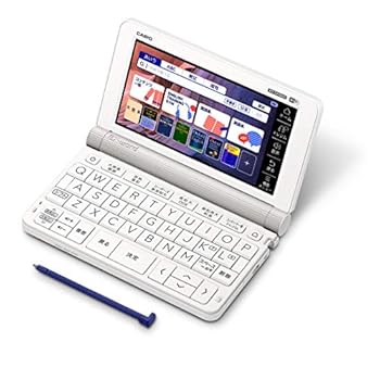 【中古】(未当て嵌める品)カシオ 陰電子字引き 角帽(英語コンテンツ充実) エクスワード XD-SX9800WE 200コンテンツ 白いこと XD-SXN98WE 人並み外れた書き割り