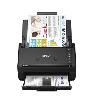 【中古】［物質の状態思わしい］Epson(エプソン) Workforce ES-400 II カラーデュプレックスデスクトップドキュメントスキャナー マイコン\u0026Mac用 自動小銃下がき送ること備え付ける(ADF)とすがた絵調