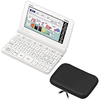 【中古】(非常に良い)カシオ計算機 XD-SV47CCBK-SET 高校生モデル電子辞書 EX-word 電子辞書ケースセット（XD-SV4750／XD-CC2402BK）