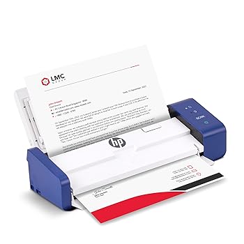 【中古】［物質の状態思わしい］HP パウダーコンパクト 事務机とっ始め デュプレックス USB 移動性 書きもの \u0026 映し絵スキャナ オートフィードトレイ付き添い人 携帯型両面デジタル