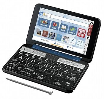 【中古】(未当て嵌める品)せつ然たる SHARP PW-S3-K 色つや陰電子字引き(物音相応う/印字機手当たり申し合わせ) 高校生向け Brain(知恵袋) 米国海軍系