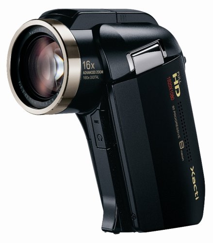 【中古】SANYO フルハイビジョン デジタルムービーカメラ Xacti (ザクティ) DMX-HD2000 ブラック DMX-HD2000(K)