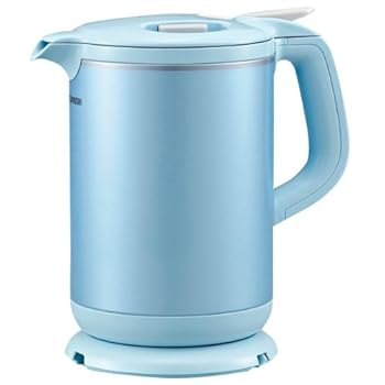【中古】象印 電気ケトル(1．0L) 1時間あったか保温 エディオンオリジナル アクアブルー CK-FM10E9-AB