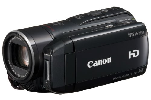 【中古】［状態良好］Canon デジタルビデオカメラ iVIS HF M32 ブラック IVISHFM32BK｜COCOHOUSE