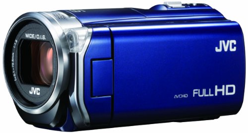 【中古】(非常に良い)JVCKENWOOD JVC ビデオカメラ EVERIO GZ-E565 内蔵メモリー32GB ロイヤルブルー GZ-E565-A|COCOHOUSE