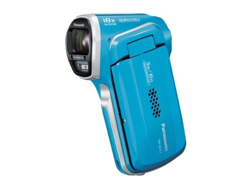 【中古】(非常に良い)パナソニック デジタルムービーカメラ 防水仕様 ブルー HX-WA3-A｜COCOHOUSE