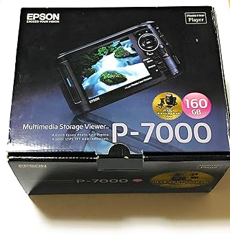 【中古】(人並み外れたに好いたらしい)EPSON 4.0型PhotoFinePremia液晶積み上げるフォトビューワ Photo Fine Player P-7000 160GB