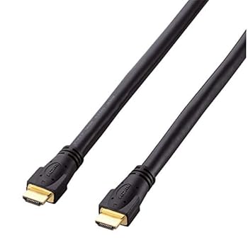 【中古】(非常に良い)エレコム HDMI ケーブル 10m ハイスピード ブラック DH-HD13A100BK