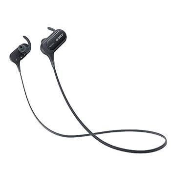 【中古】ソニー ワイヤレスイヤホン MDR-XB50BS : 防滴/スポーツ向け Bluetooth対応 マイク付き ブラック MDR-XB50BS B