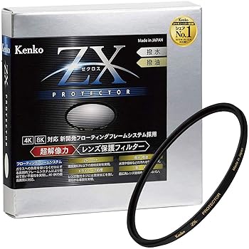【中古】Kenko レンズフィルター ZX プロテクター 86mm レンズ保護用 撥水・撥油コーティング フローティングフレームシステム 日本製 286326