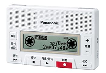 【中古】(非常に良い)パナソニック ICレコーダー RR-SR350-W