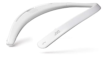 【中古】［状態良好］JVCケンウッド JVC NAGARAKU SP-A10BT-W ウェアラブルネックスピーカー ワイヤレス Bluetooth 約20時間連続再生 本体約88g軽量設計 ホワイト｜COCOHOUSE