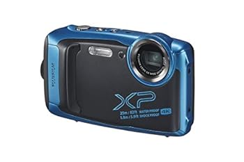 【中古】［状態良好］富士フイルム(FUJIFILM) 防水カメラ XP140 スカイブルー FX-XP140SB｜COCOHOUSE