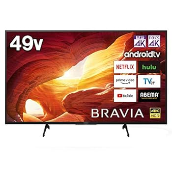 【中古】ソニー 49V型 4K 液晶 テレビ受像機 ブラビア KJ-49X8000H Android TV 6畳以上とき勧める 2020年ひな形