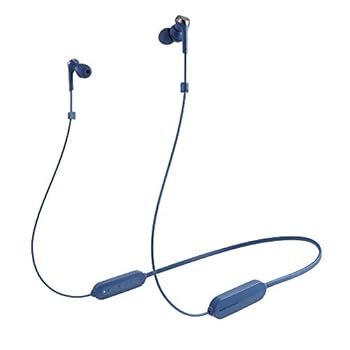【中古】(非常に良い)オーディオテクニカ ATH-CKS330XBT BL ワイヤレスイヤホン bluetooth 重低音【SOLID BASS / 防滴仕様 / 最大約20時間連続再生 国内正規品 】 ATH｜COCOHOUSE