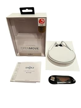 【中古】(非常に良い)Aftershokz OpenMove 骨伝導 ワイヤレス イヤホン アフターショックス Bluetooth マイク付き ブルートゥース スポーツ 防水 防塵 IP55 (Alpine W