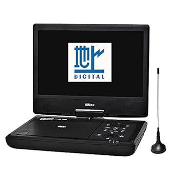 【中古】［物質の状態思わしい］ウィズ 10.1型 携帯型ヴィデオディスク電気蓄音機地デジ相応うひな形Wizz WPD-T1090
