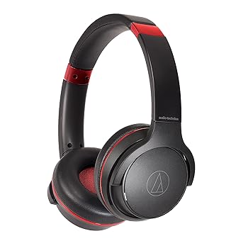 【中古】［状態良好］オーディオテクニカ ATH-S220BT BRD ヘッドホン bluetooth ワイヤレスヘッドホン【最大60時間再生 急速充電 低遅延モード マルチポイント対応 薄