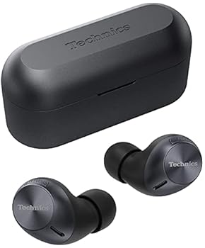 【中古】［物質の状態思わしい］テクニクス ワイヤレスイヤホン EAH-AZ40-K 黒いこと bluetooth マルチポイント IPX4 適用業務相応う TV・オーディオ・カメラ-ヘッドホン・イヤホン-オーディオ