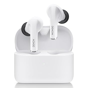 【中古】(非常に良い)デノン Denon AHC830NCW ノイズキャンセル機能対応 完全ワイヤレス・インイヤーヘッドホン ホワイト AHC830NCWWTEM