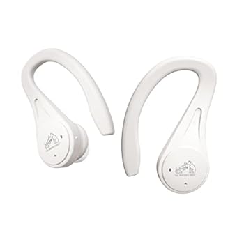 【中古】(非常に良い)JVCケンウッド Victor HAーEC25T ワイヤレスイヤホン bluetooth 耳かけ式 本体質量6.9g(片耳) 最大30時間再生 防水仕様対応 スポーツ向け ホワイ