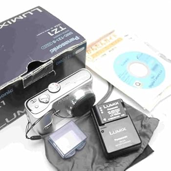 【中古】パナソニック デジタルカメラ LUMIX DMC-TZ1-S シルキーシルバー