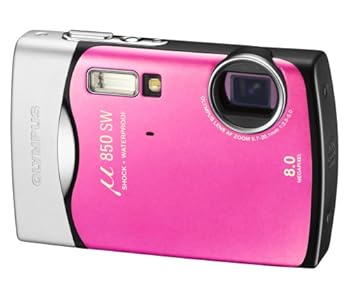 【中古】OLYMPUS デジタル写真機 μ850SW (ミュー) カシスピンク μ850SWPNK