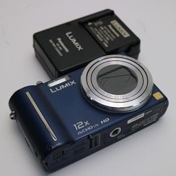 【中古】パナソニック デジタルカメラ LUMIX1010万画素 光学12倍ズーム(ブルー)DMCTZ7A DMC-TZ7-A｜COCOHOUSE